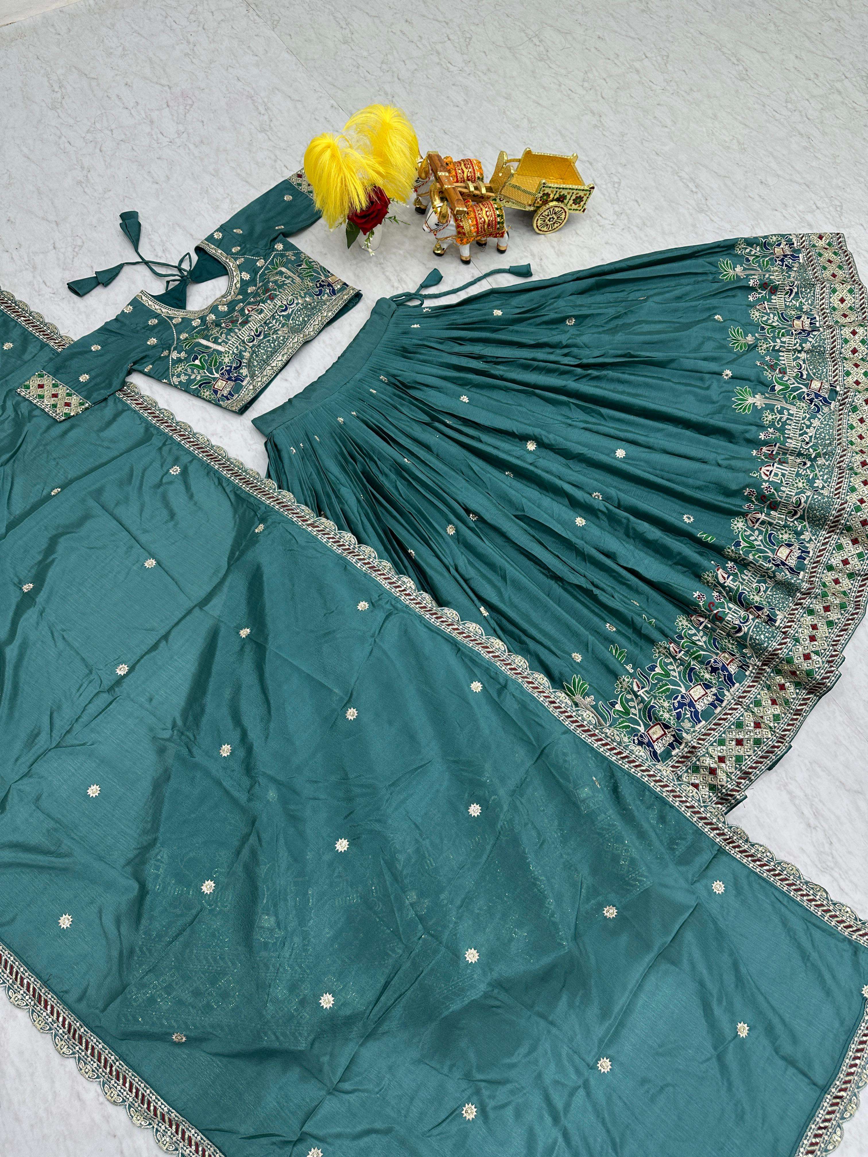 FUNCTION SPECIAL fullstitched LEHENGA CHOLI*