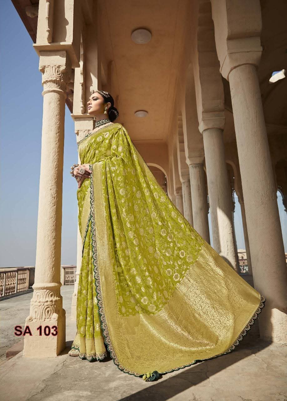 Pure dola silk sarees