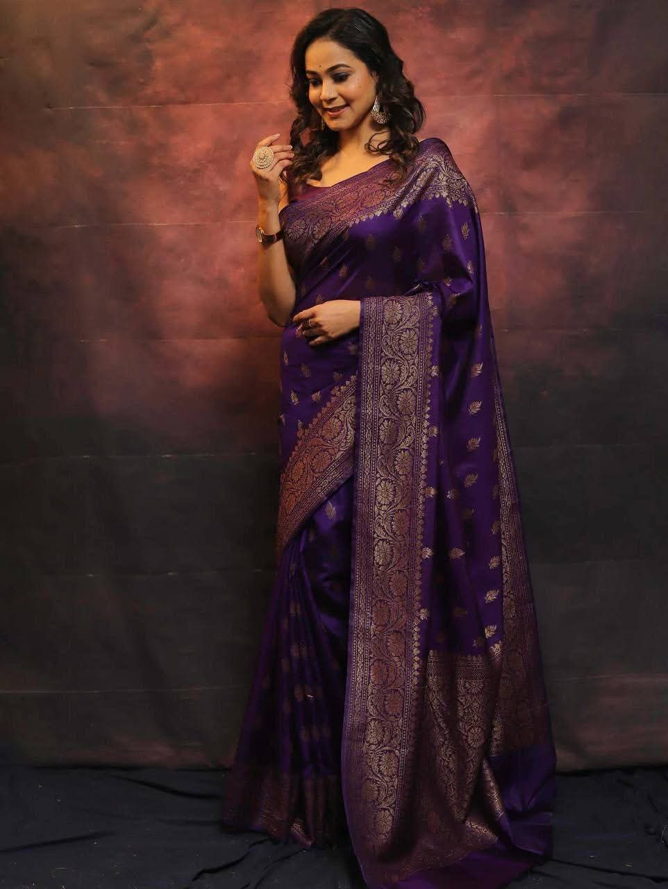 Lichi silk saree