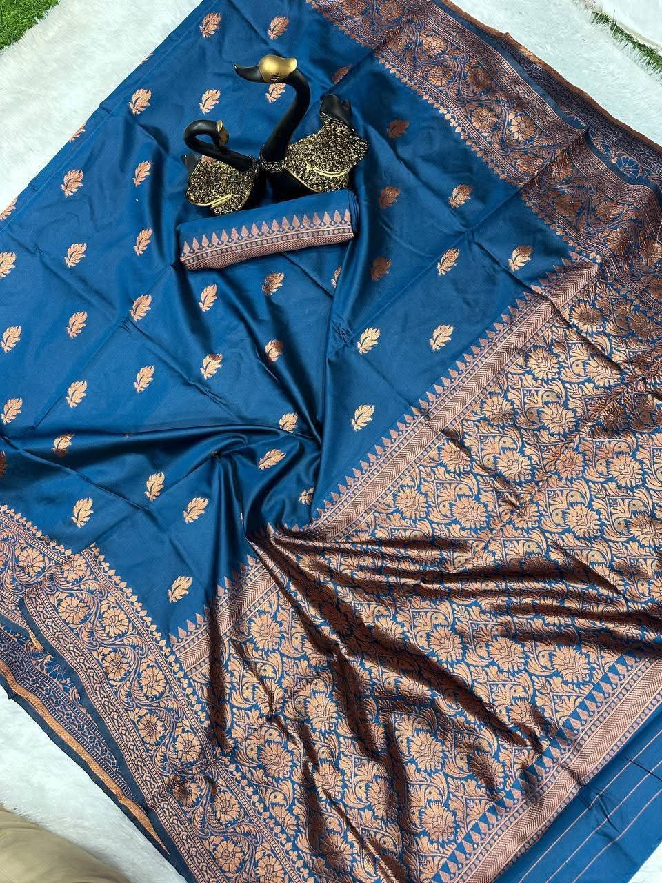 Lichi silk saree