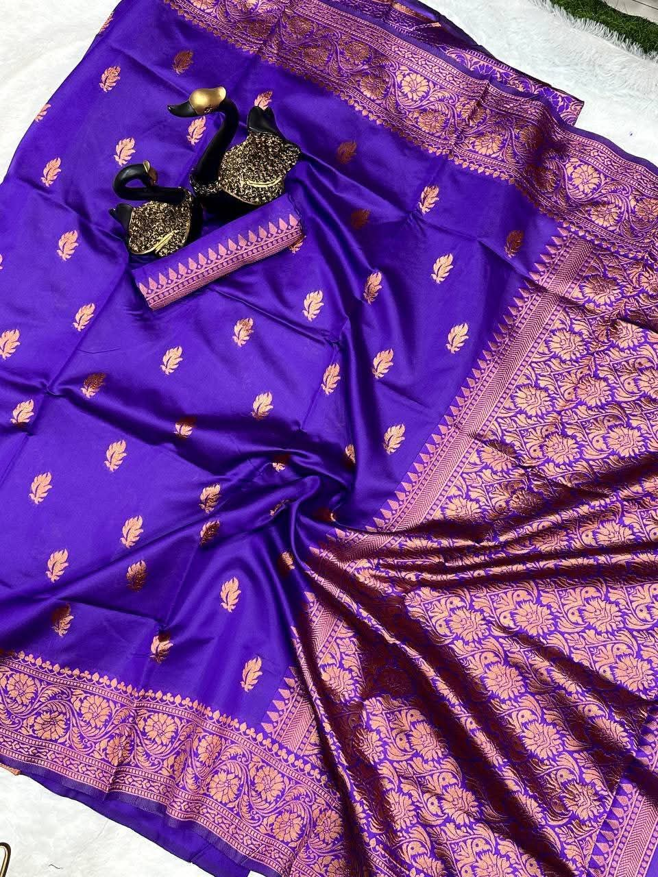 Lichi silk saree