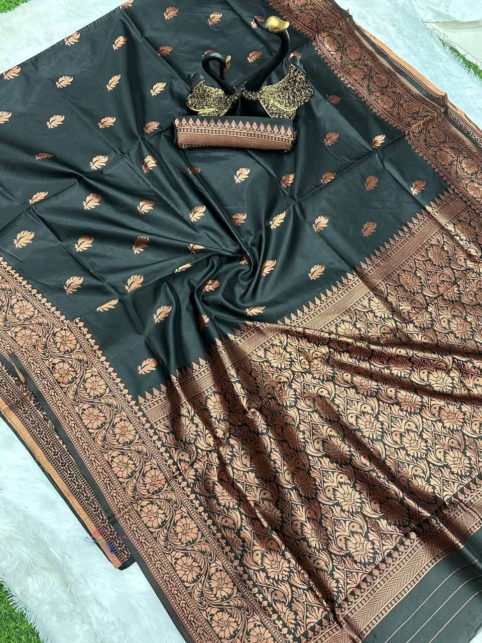 Lichi silk saree