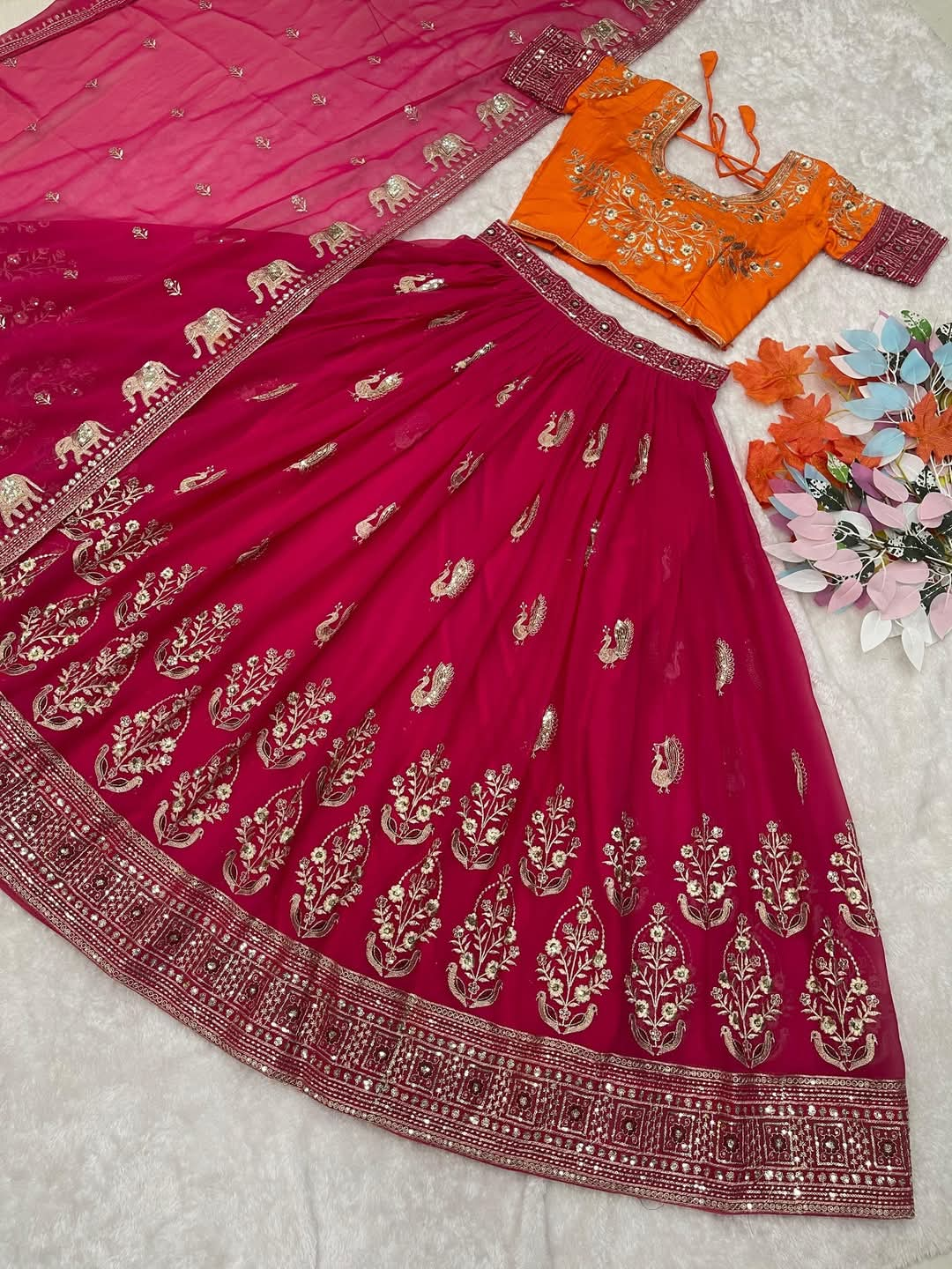 FULLSTITCHED LEHENGA