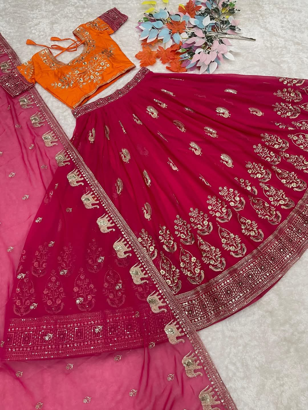 FULLSTITCHED LEHENGA