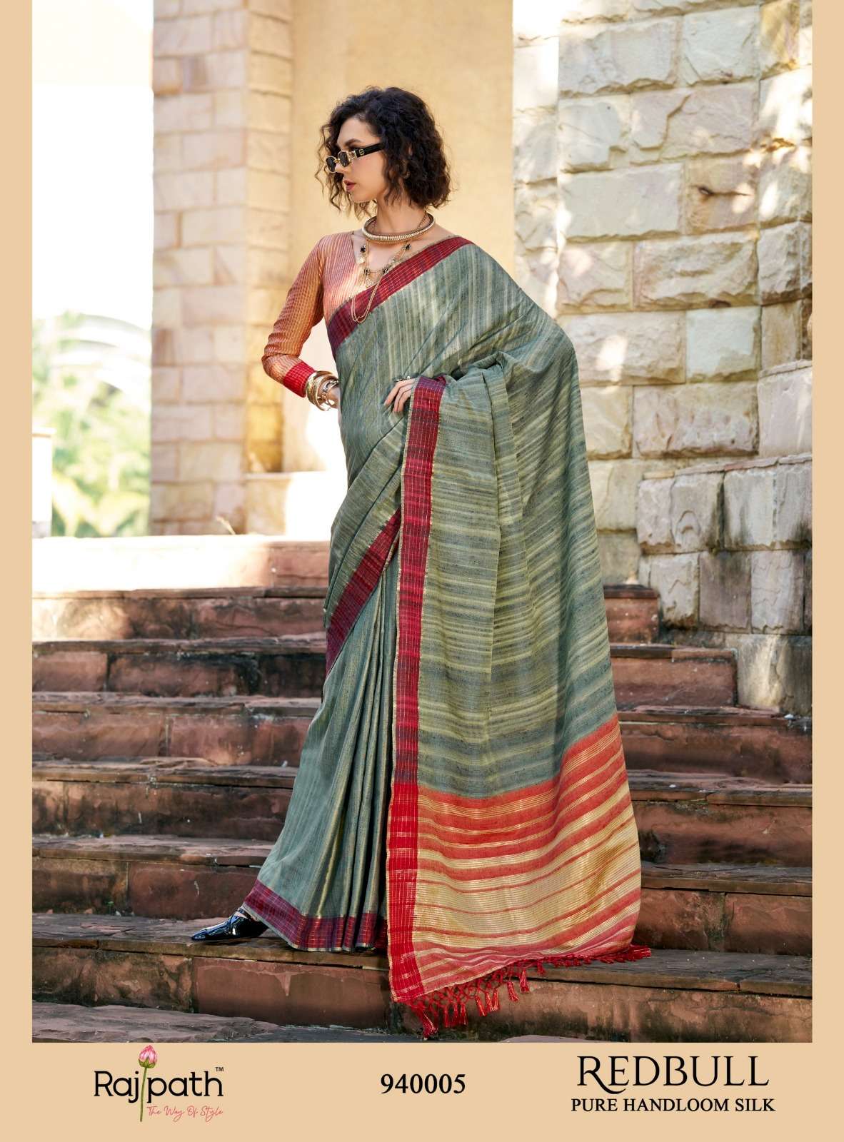 Pure Handloom Katan ;Saree