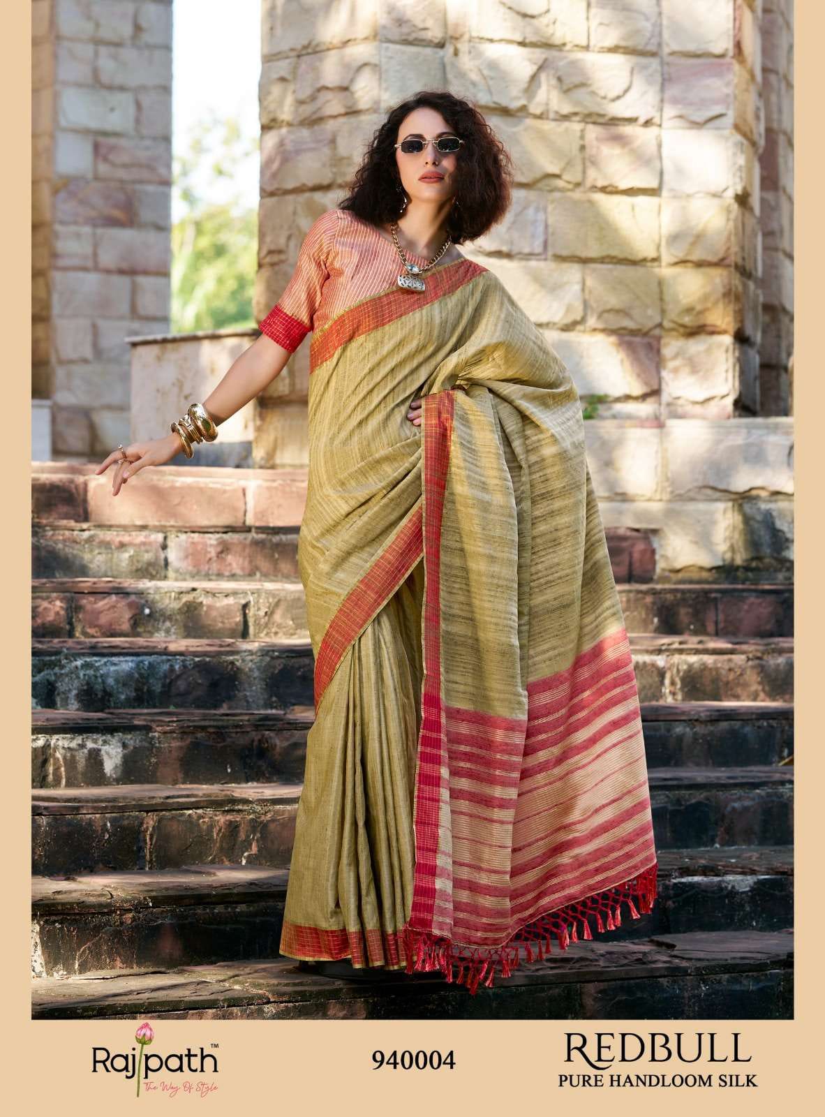 Pure Handloom Katan ;Saree