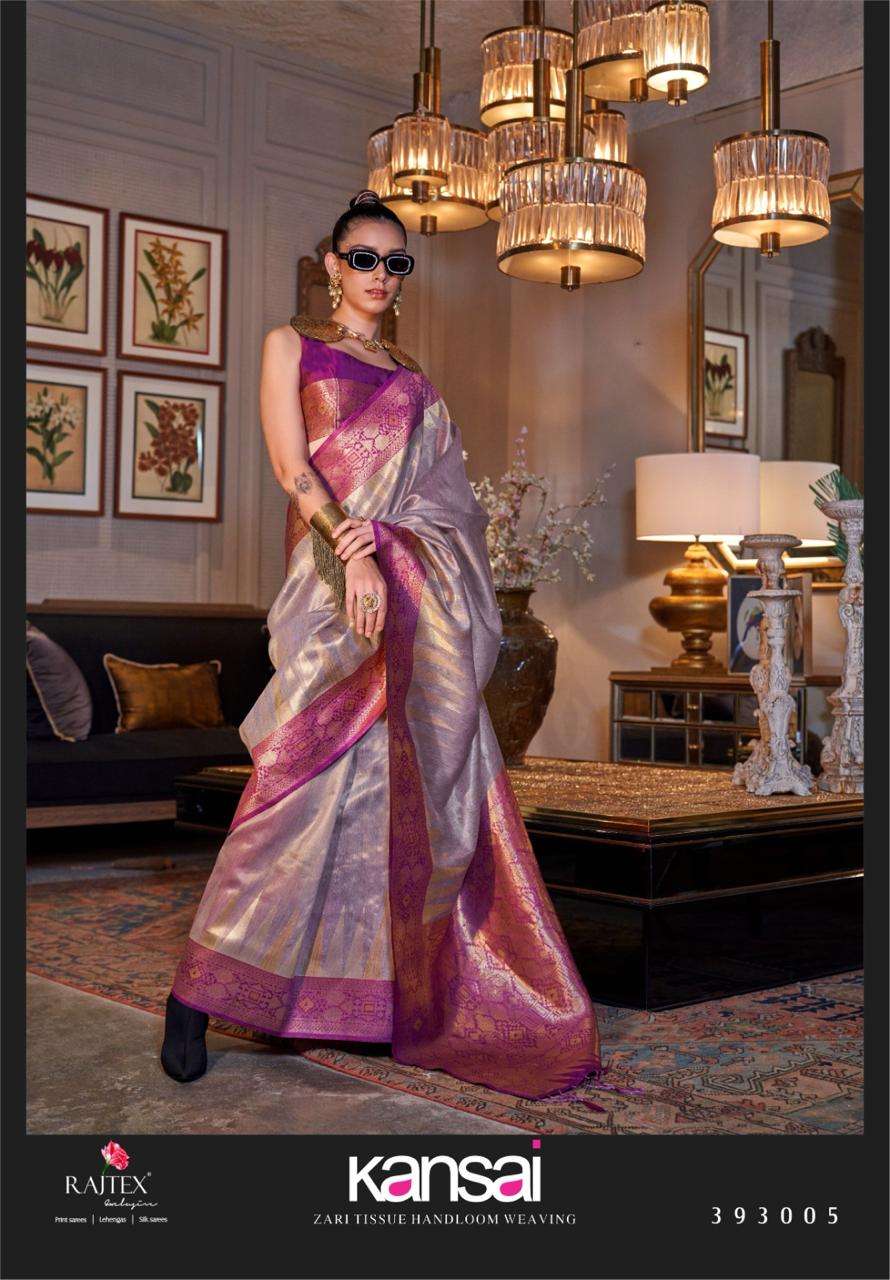 ZARI TISSUE HANDLOOM WEAVING saree