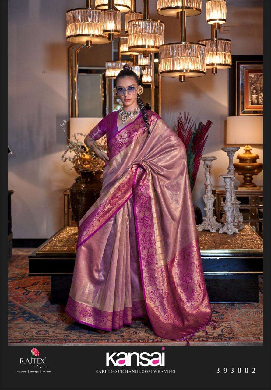 ZARI TISSUE HANDLOOM WEAVING saree