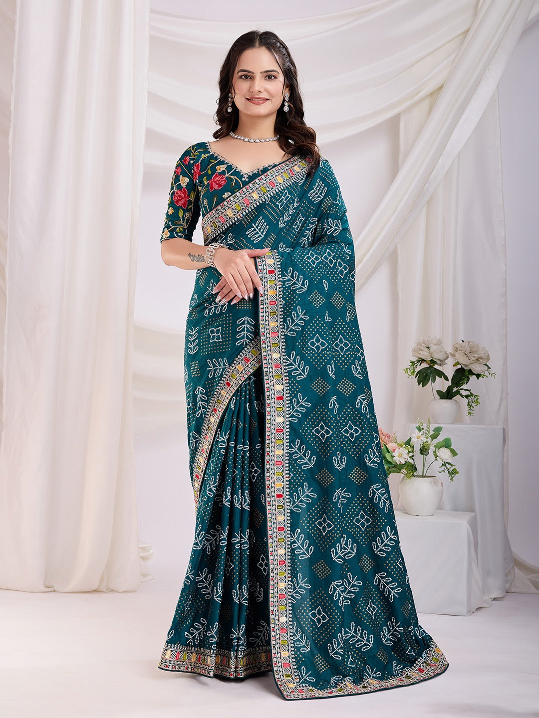 Vichitra Silk Saree