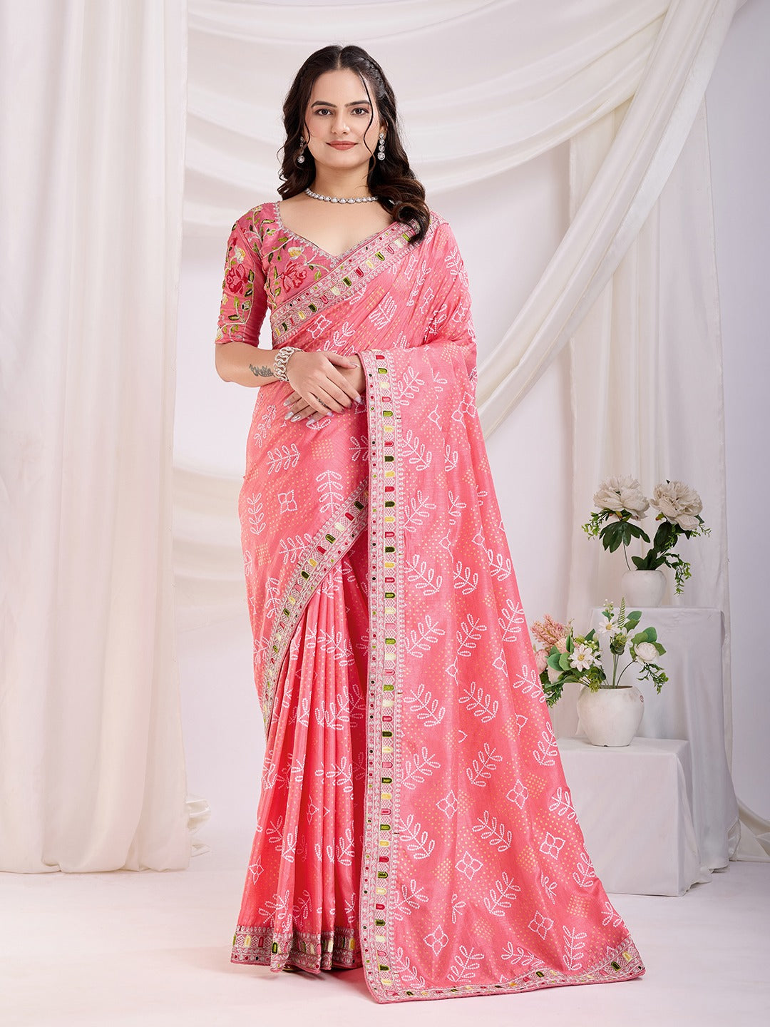 Vichitra Silk Saree