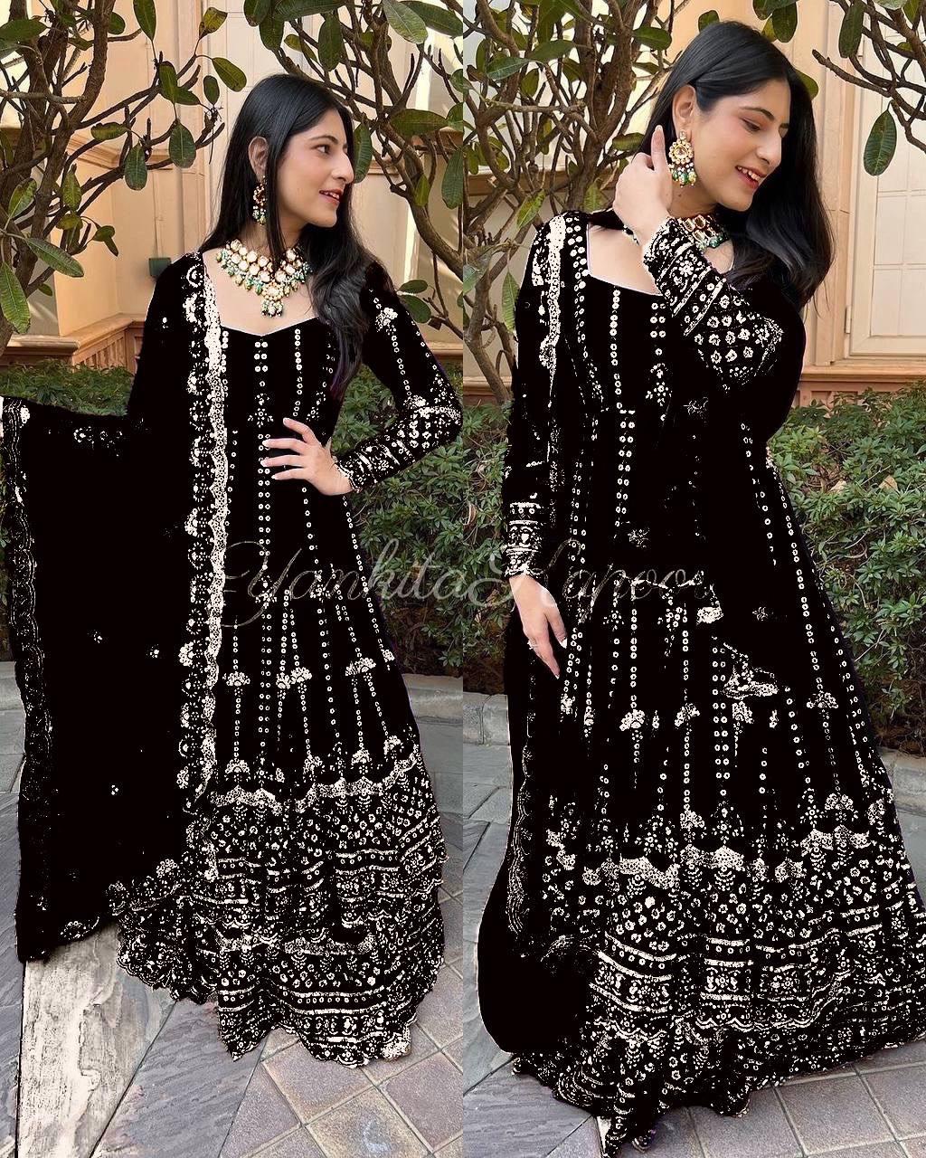 NEW DESIGNER EMBROIDERED ANARKALI GOWN&nbsp;