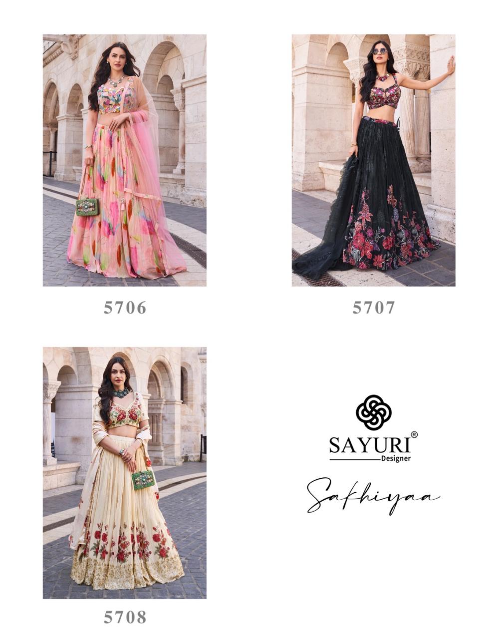 *SAYURI DESIGNER fullstitched Lehenga