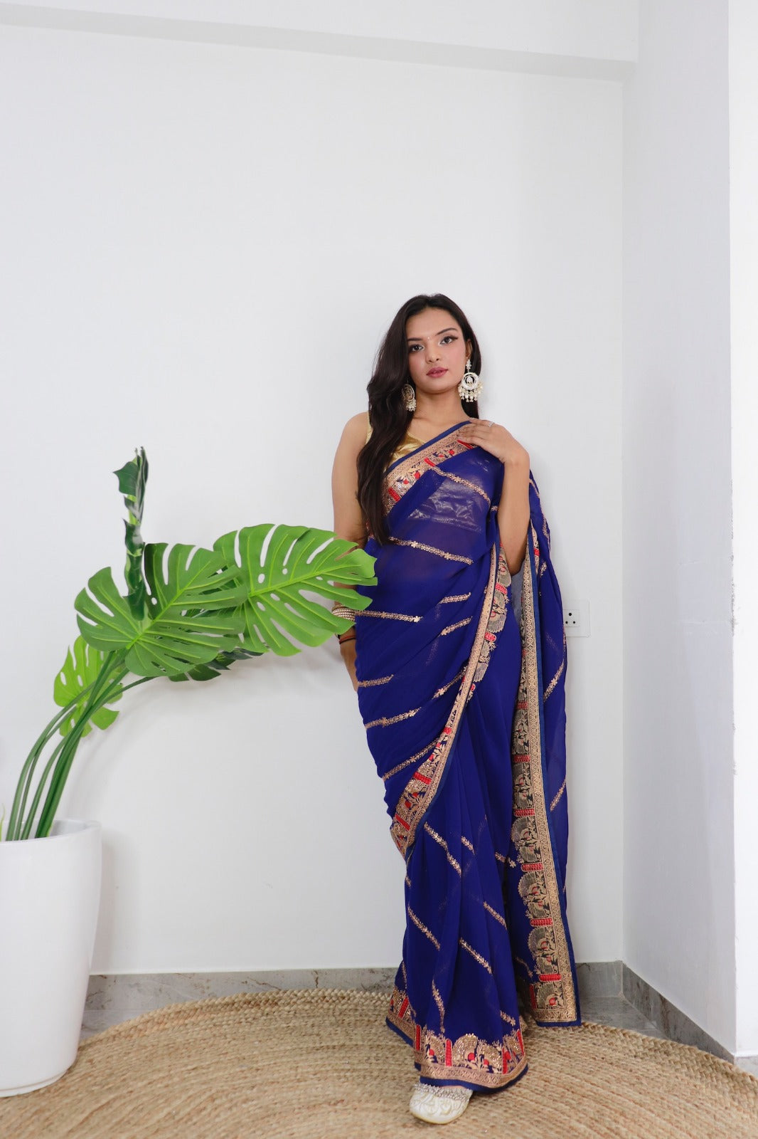 Superb Soft Refined Georget Silk Saree