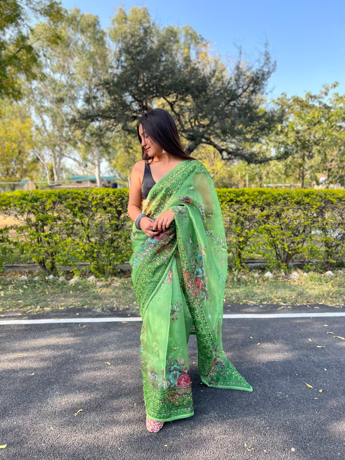 ORGANZA SAREE