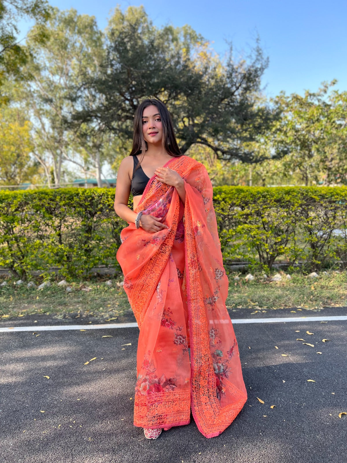 ORGANZA SAREE