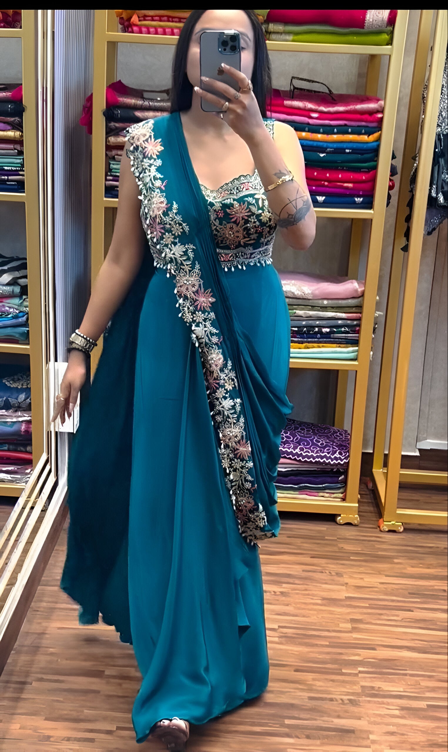 Super Hit Ready To Wear Saree With Jacket Saree Design Launch*