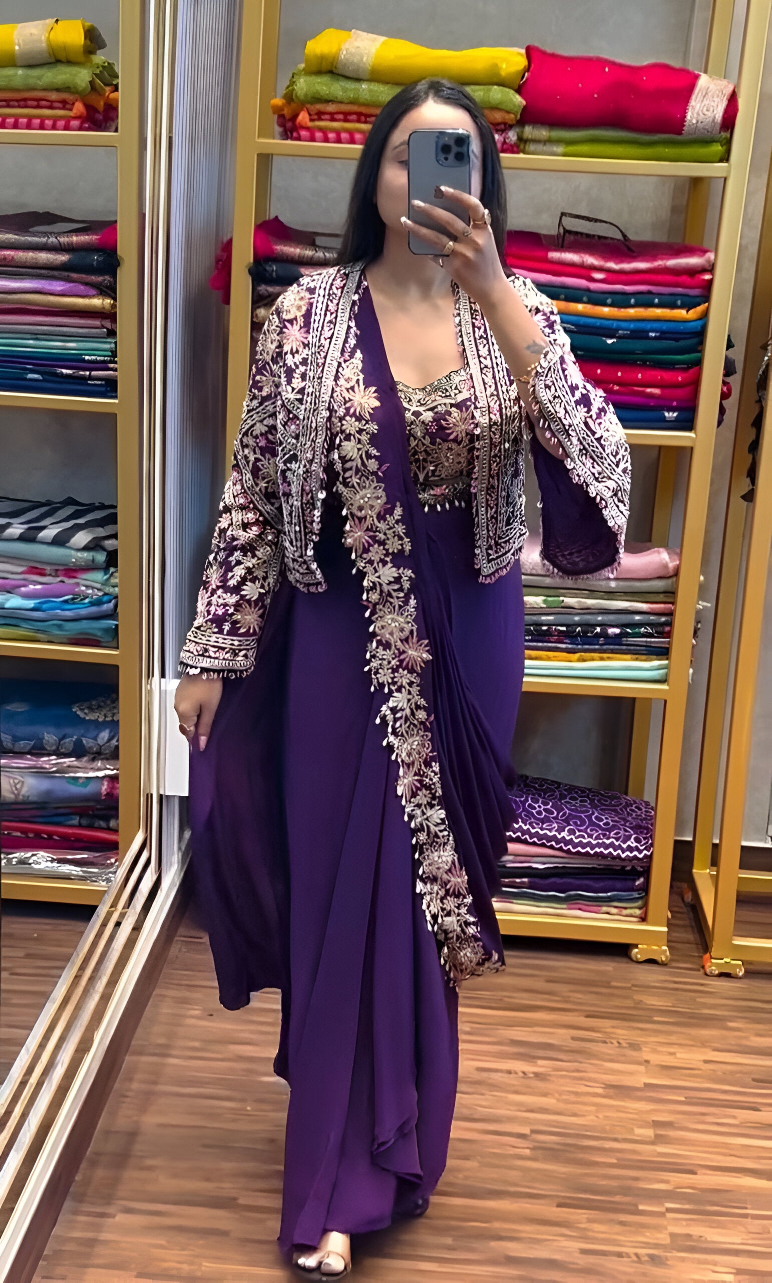 Super Hit Ready To Wear Saree With Jacket Saree Design Launch*