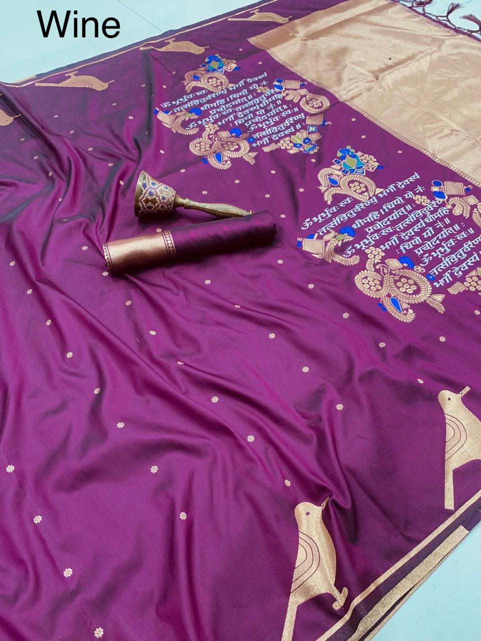 PURE SOFT KANCHIVRAM GOLD ZARI SILK