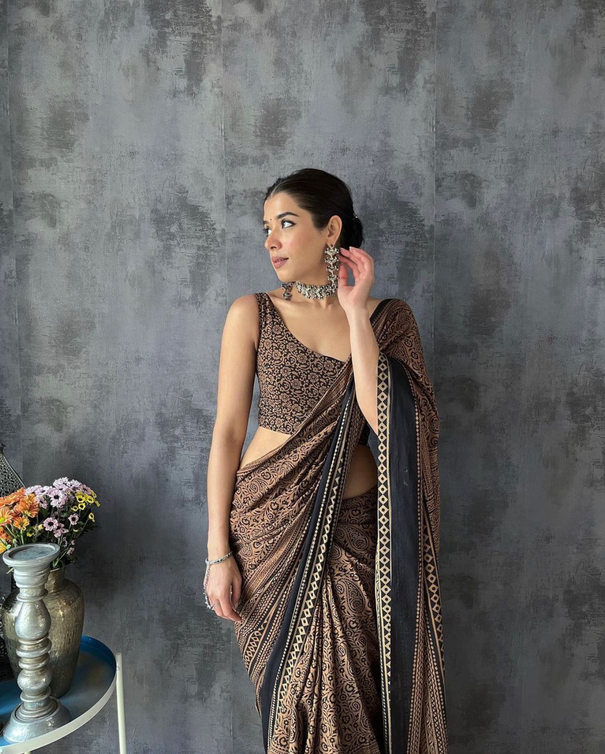 New Linen Saree Launch