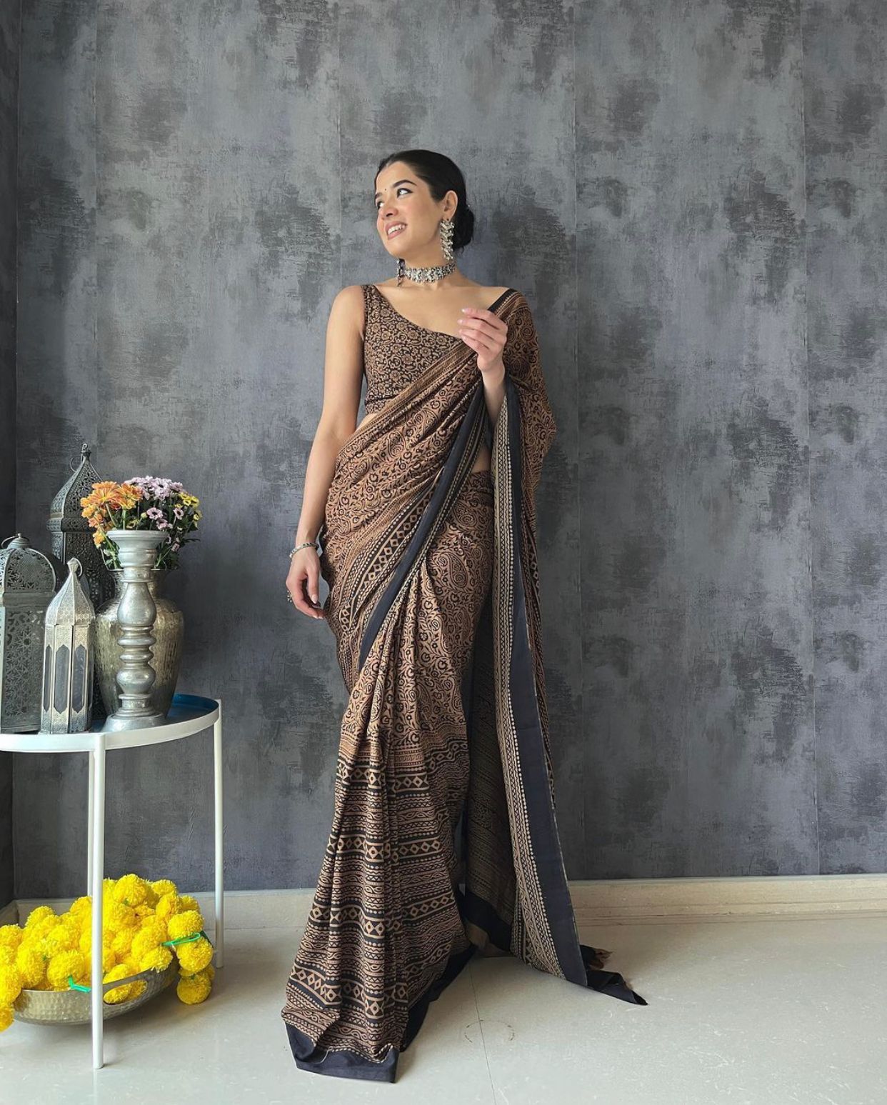 New Linen Saree Launch