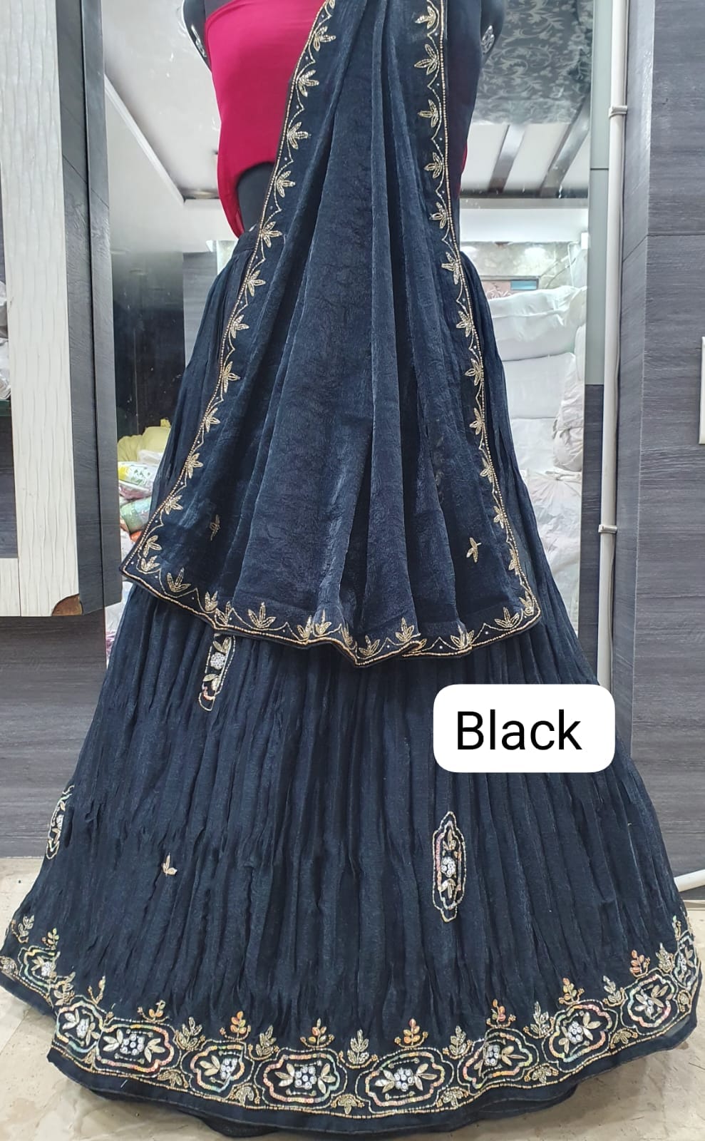 Pure jardosi work Lehenga