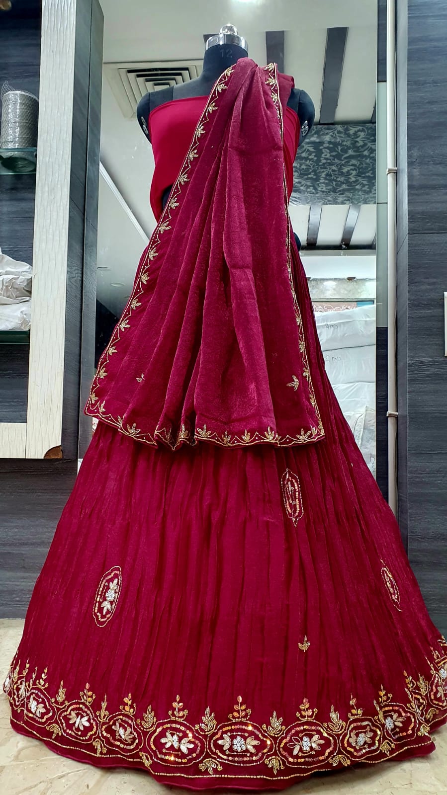 Pure jardosi work Lehenga