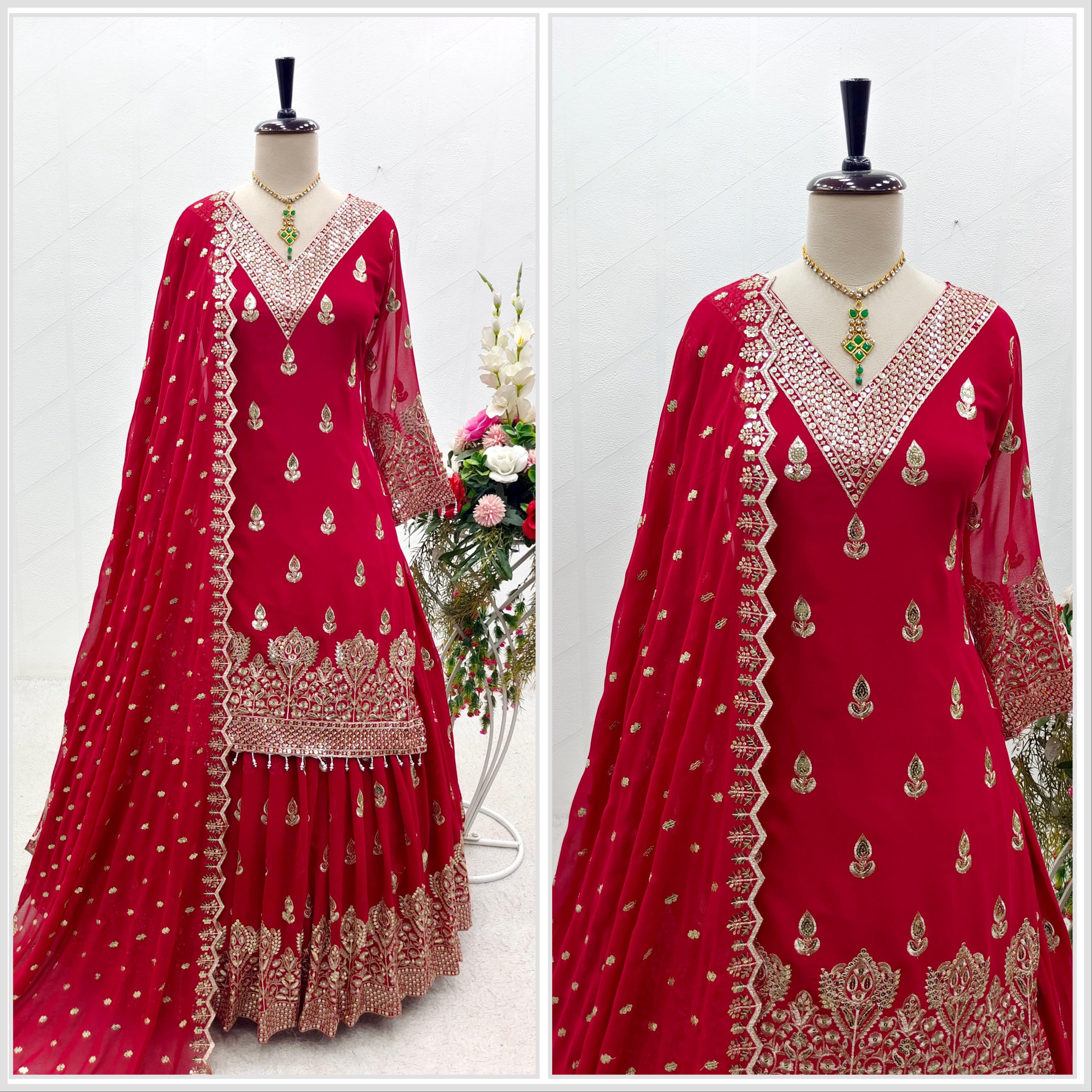 Launching New Design Top-Lehenga With Dupatt Set*