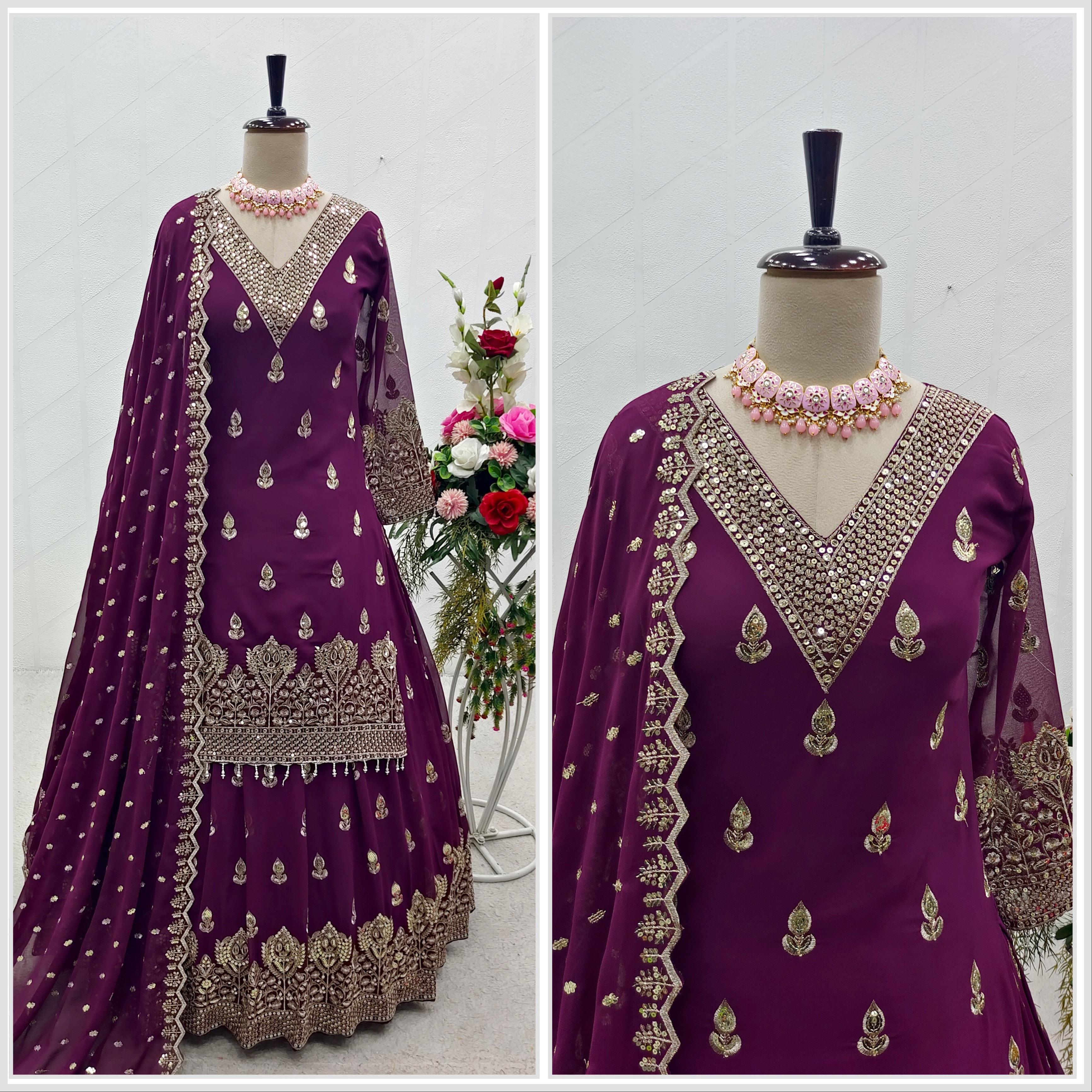 Launching New Design Top-Lehenga With Dupatt Set*