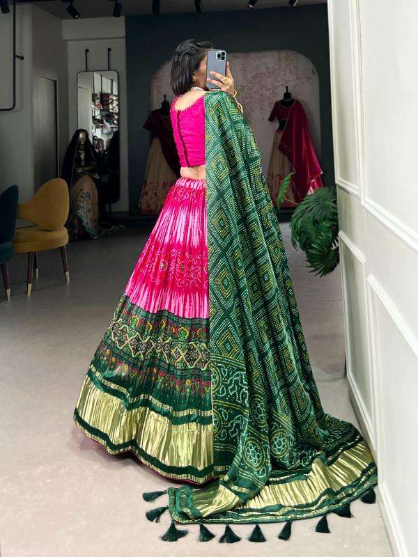 Pure Gaji silk lehenga choli*