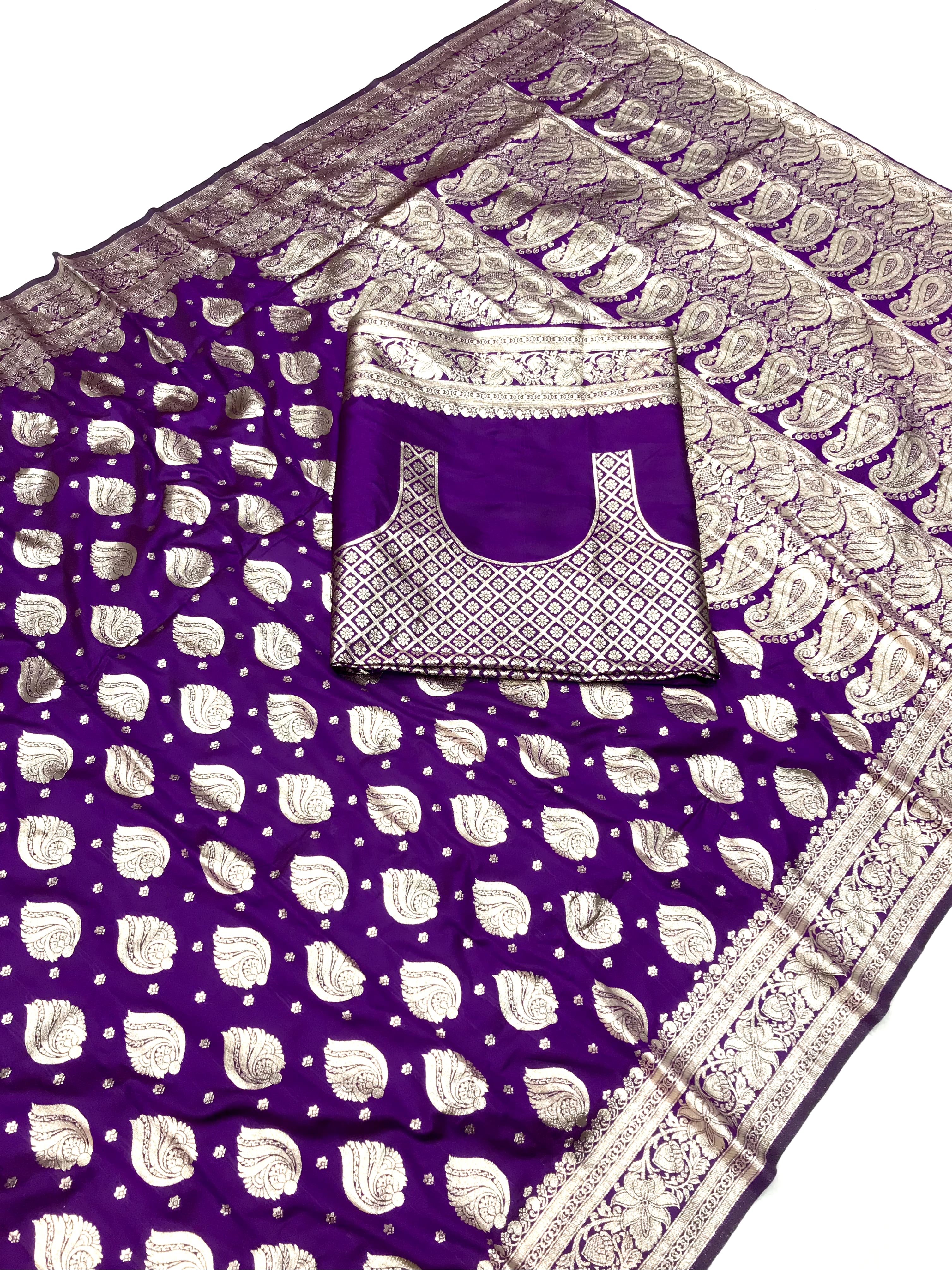 Pure Soft banarasi silk saree.