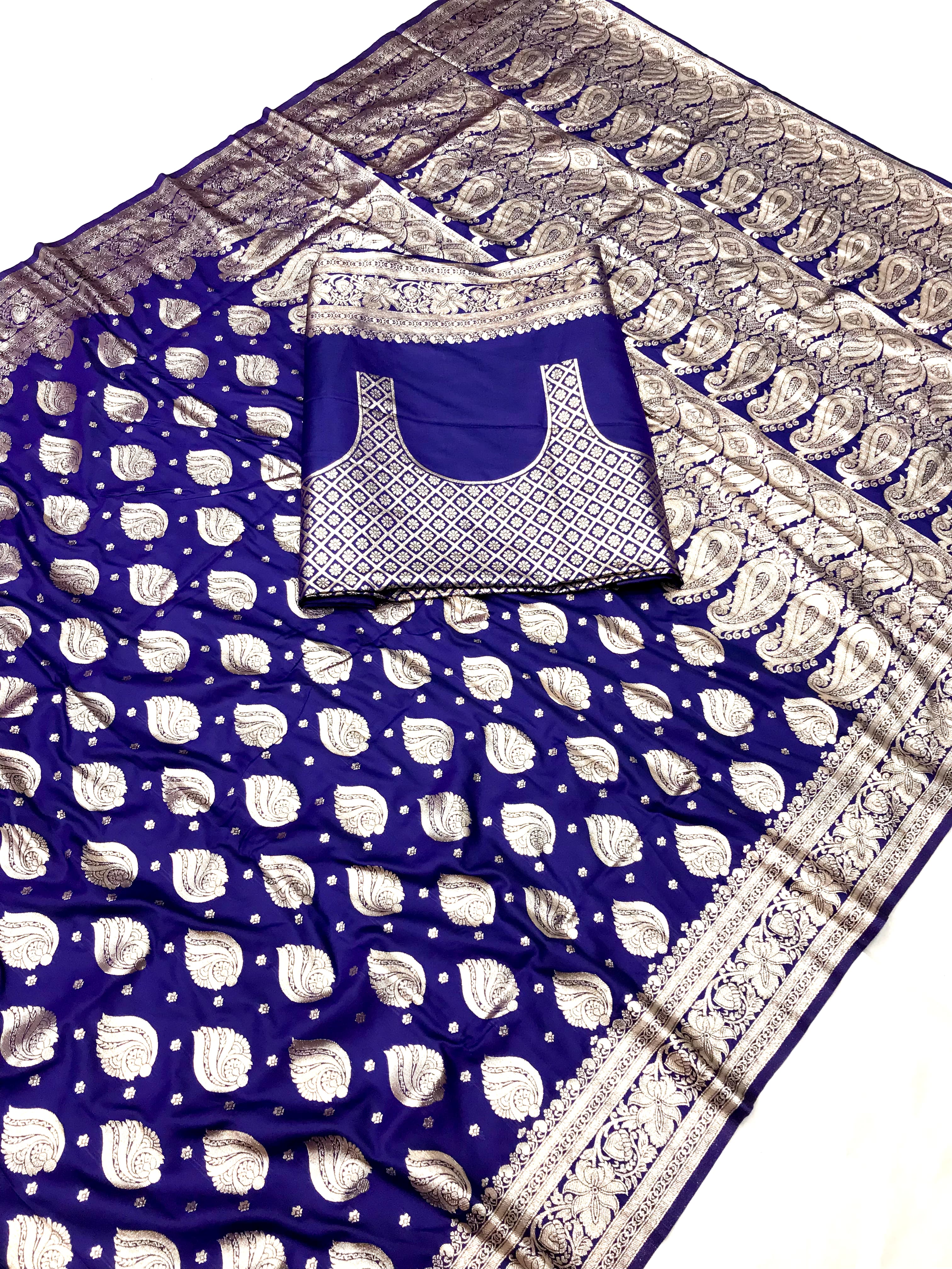 Pure Soft banarasi silk saree.