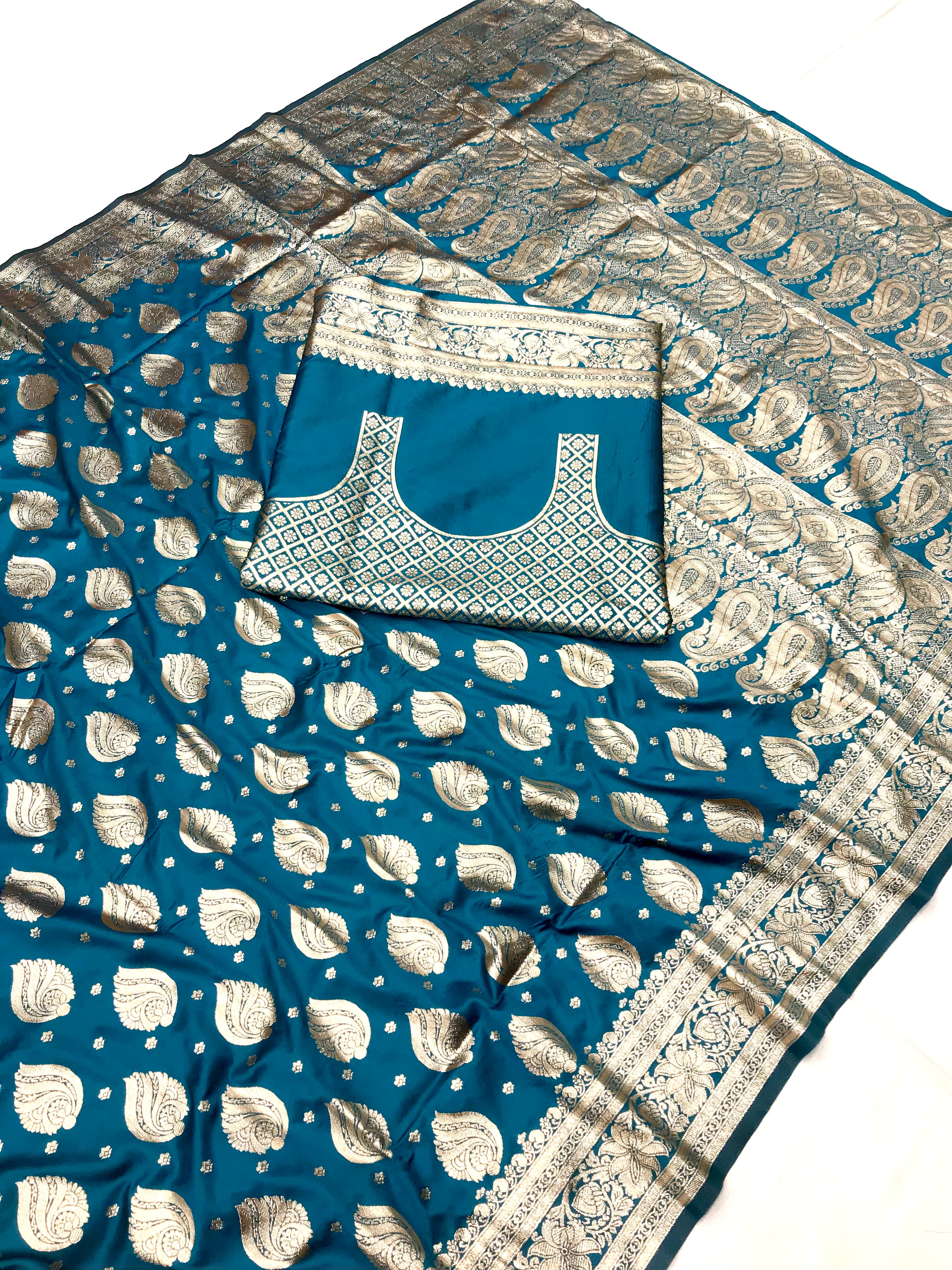 Pure Soft banarasi silk saree.