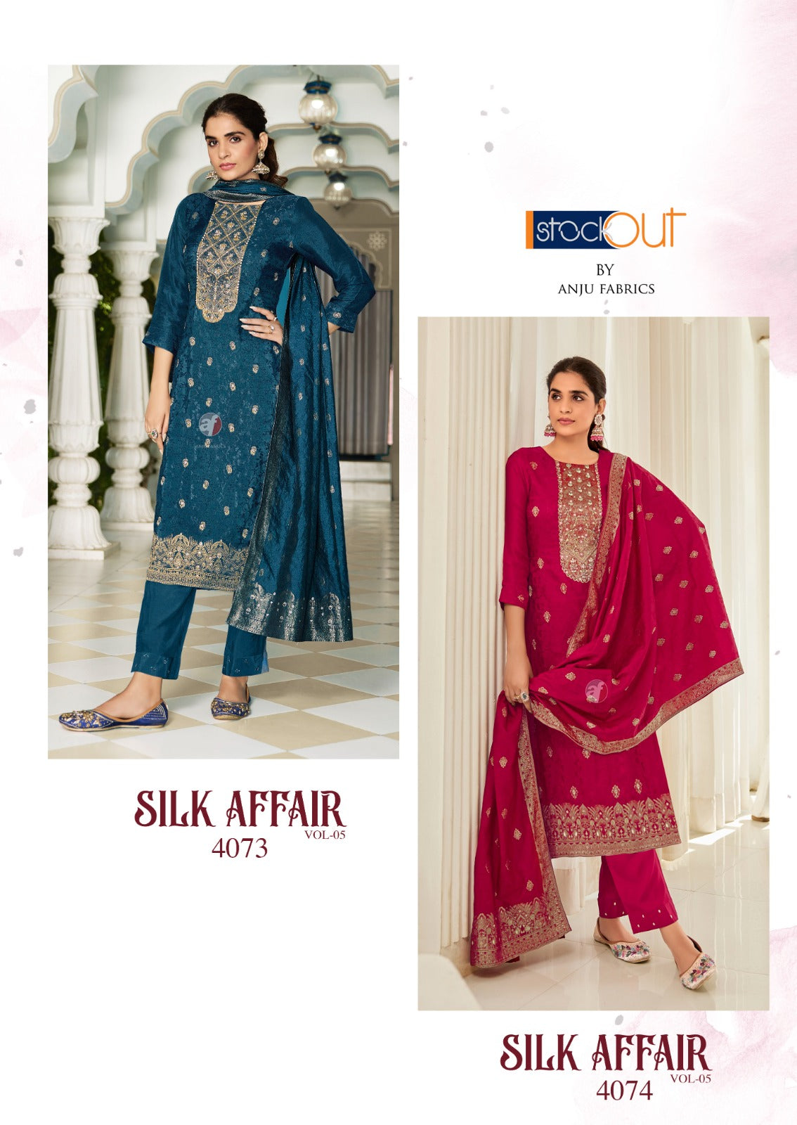 PURE DOLA SILK WITH JACQUARD