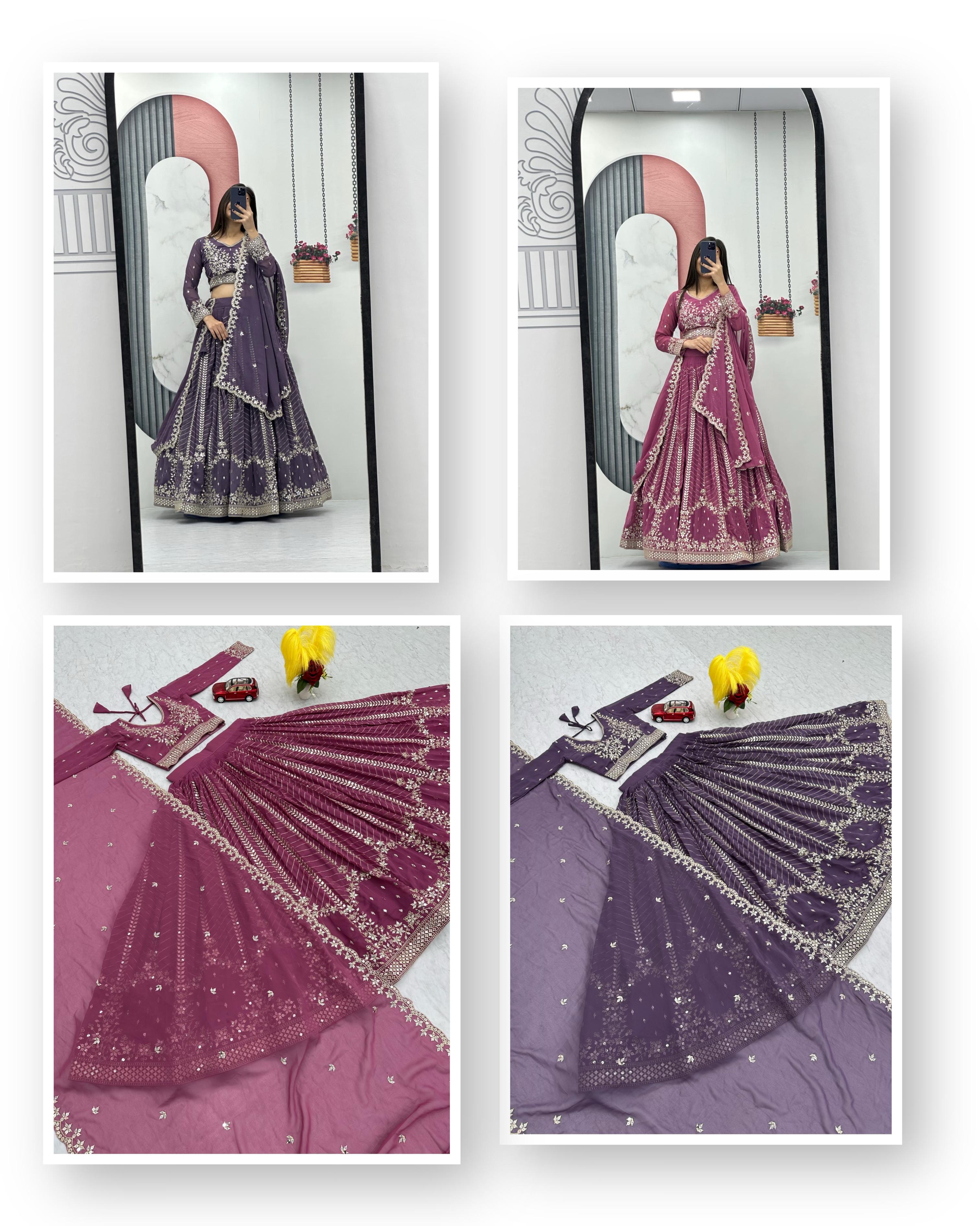 Launching Embroidered Lehenga Choli