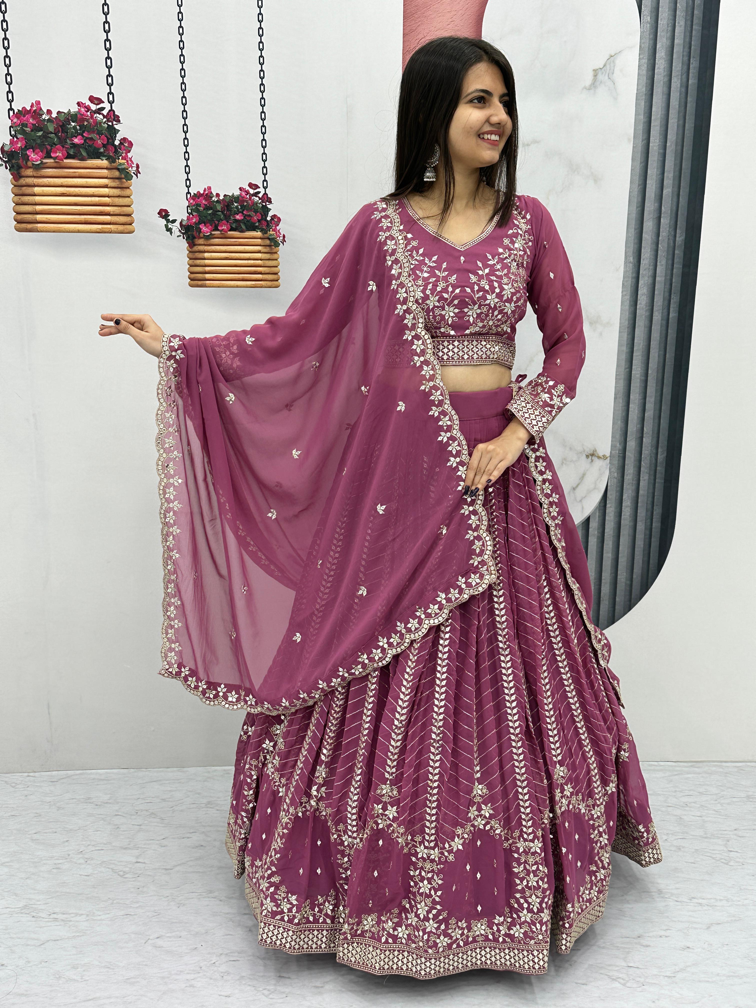 Launching Embroidered Lehenga Choli