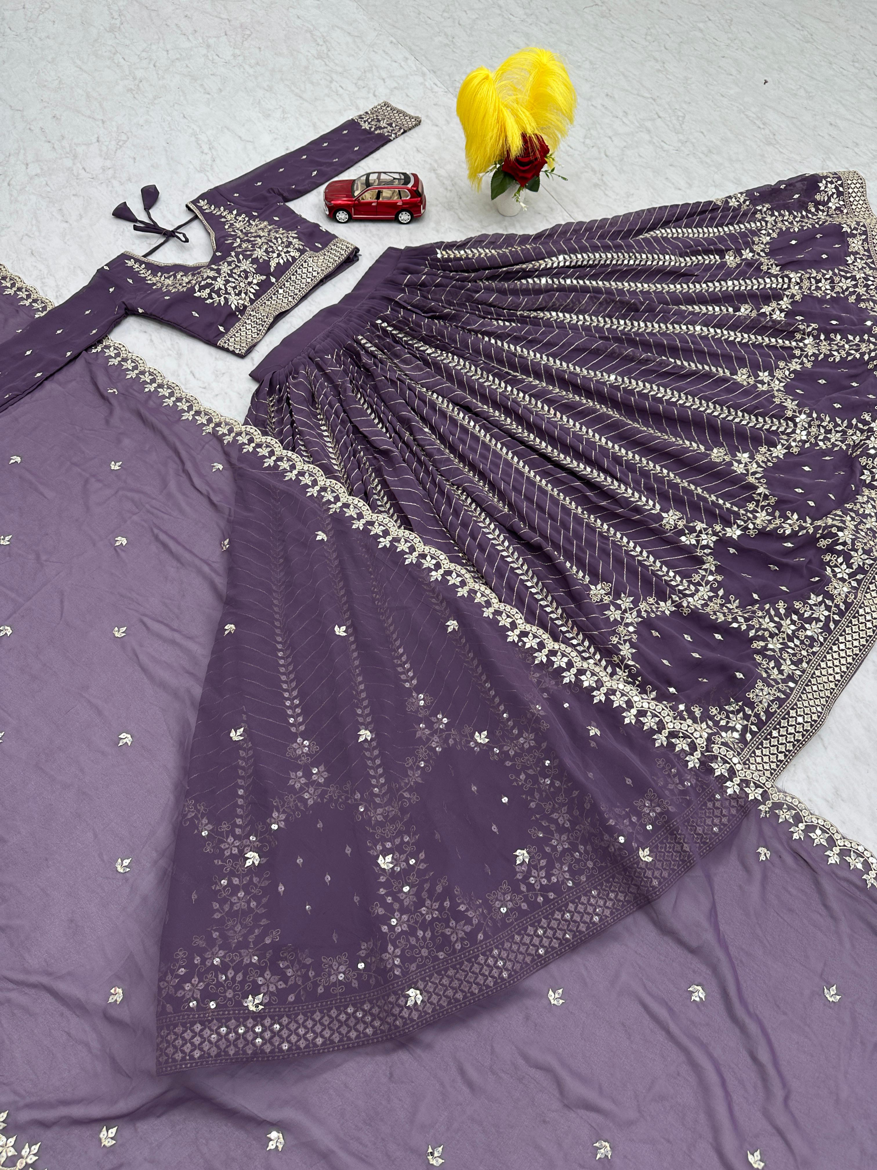 Launching Embroidered Lehenga Choli