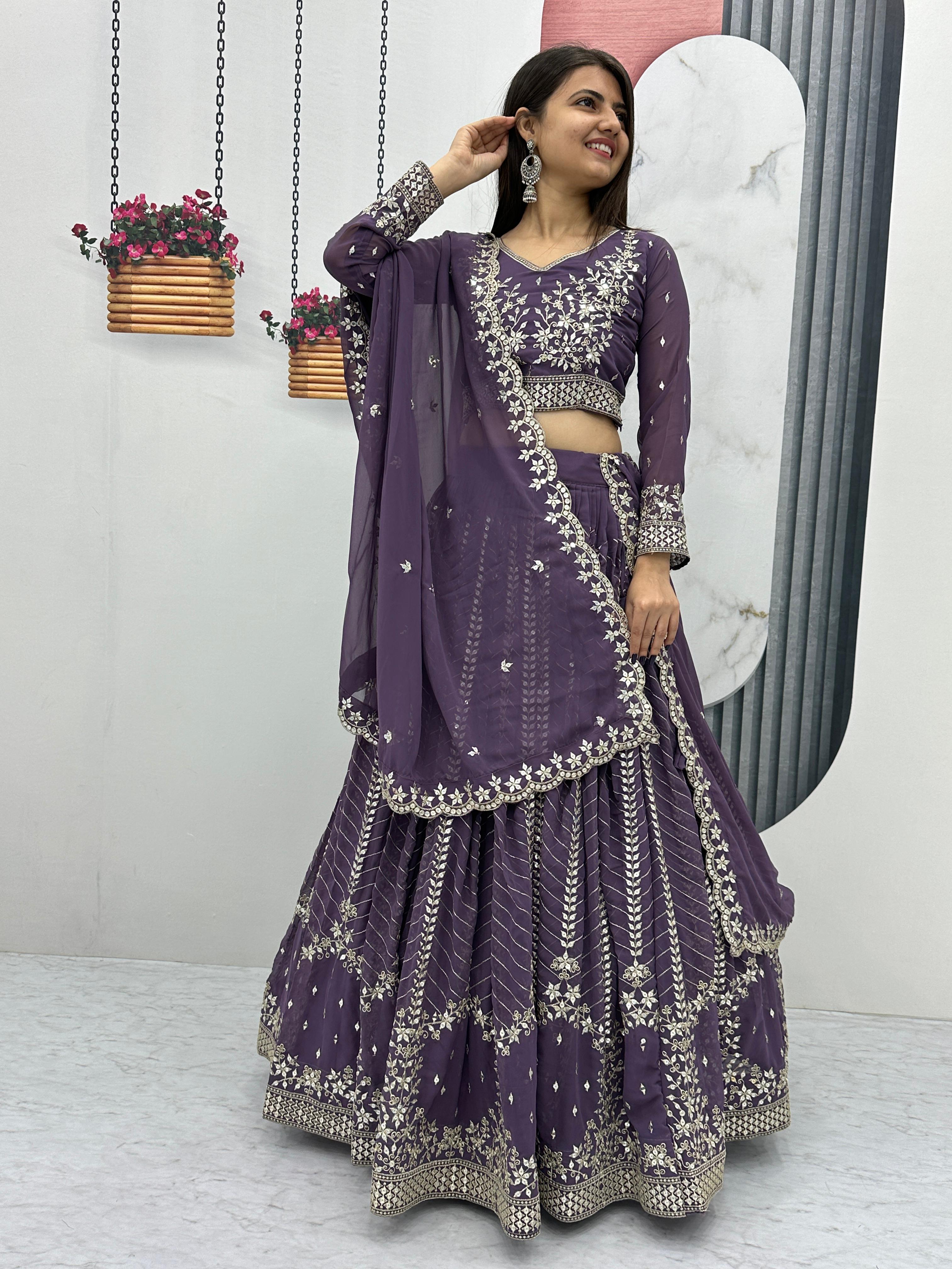 Launching Embroidered Lehenga Choli