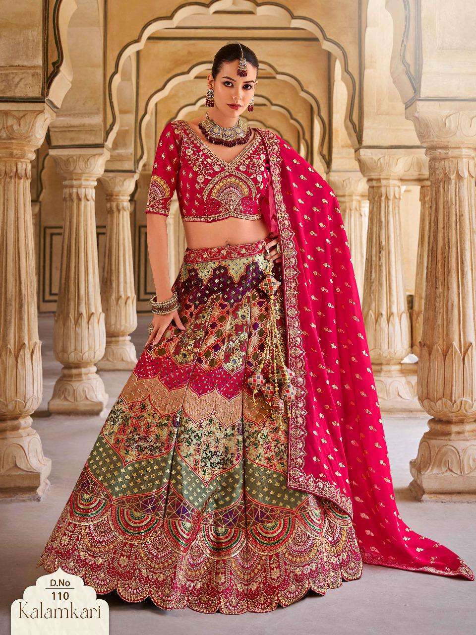 Banarasi silk Semi-Stitched Lehenga choli