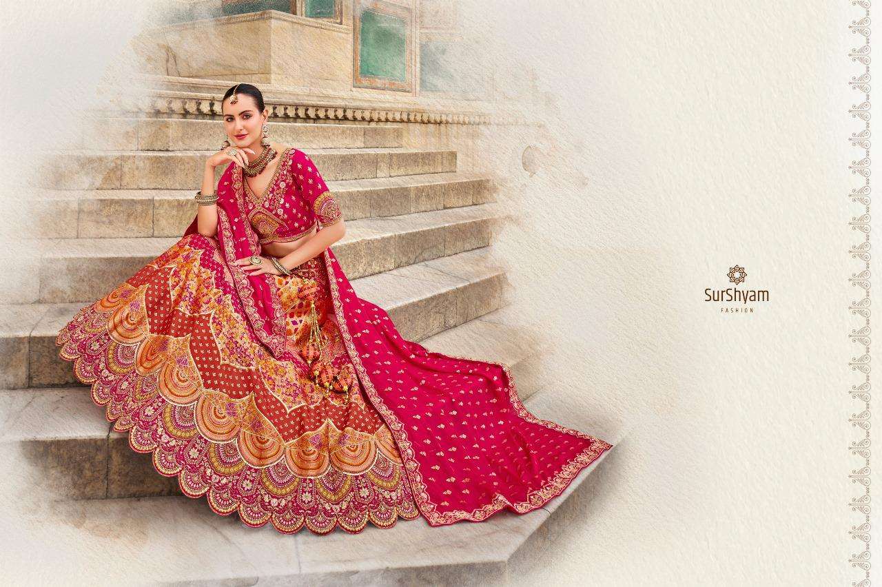 Banarasi silk Semi-Stitched Lehenga choli