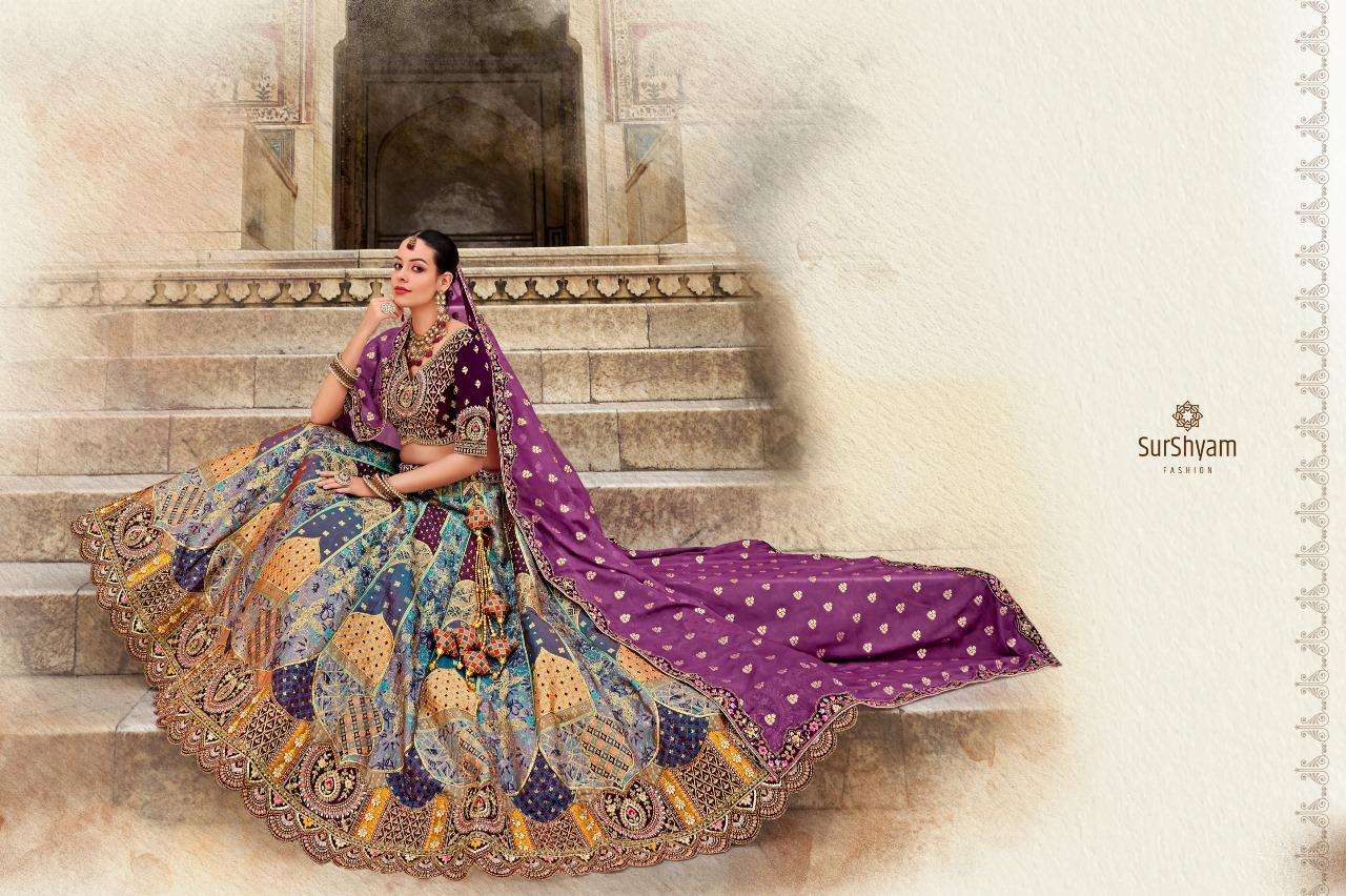 Banarasi silk Semi-Stitched Lehenga choli