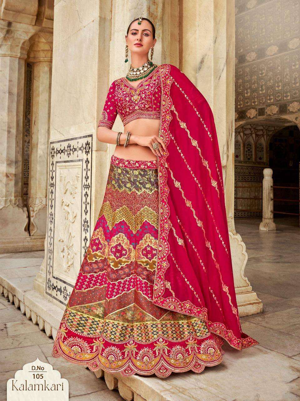 Banarasi silk Semi-Stitched Lehenga choli