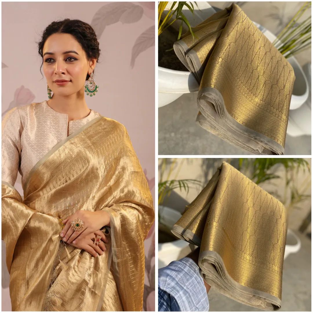 CELEBRITY INSPIRED BROCADE SAREE*