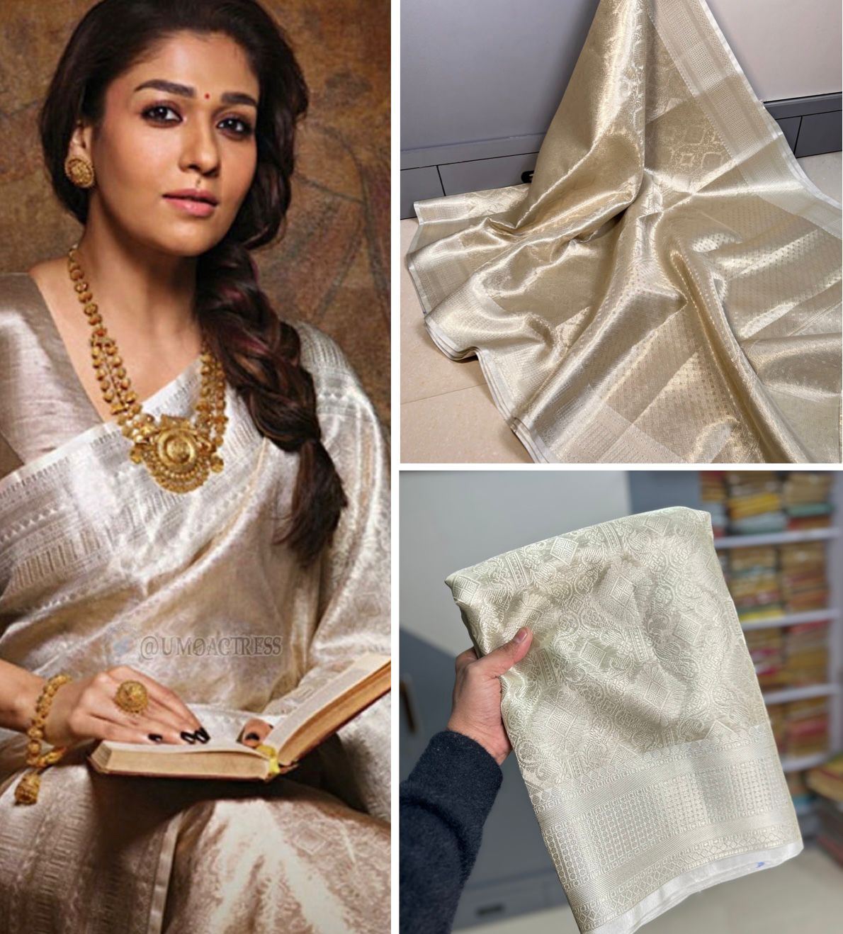 NAYANTHARA INSPIRED BROCADE SAREE*