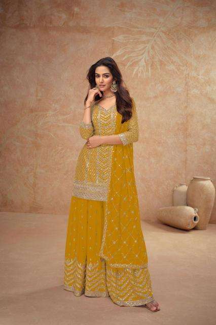 Gulkayra Designer Palak Vol 3 Wedding Wear Readymade Suits .