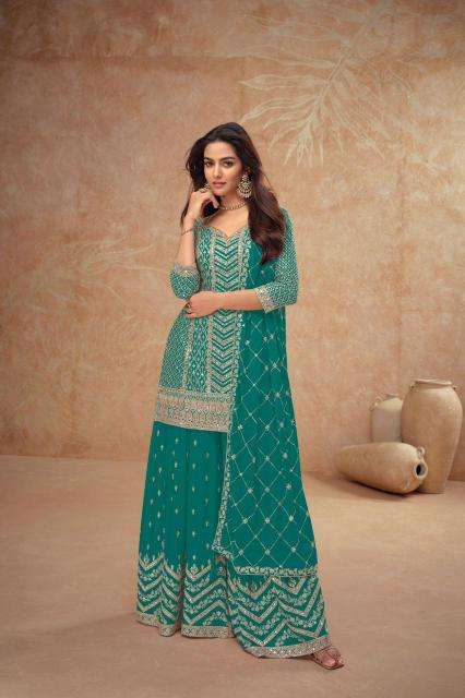 Gulkayra Designer Palak Vol 3 Wedding Wear Readymade Suits .