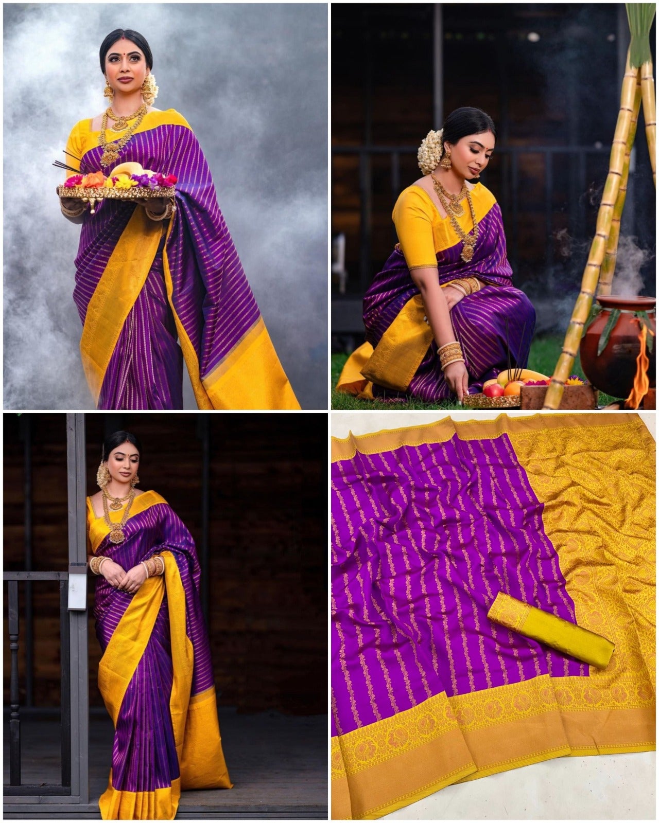 BANARASI SOFT LICHI SILK CLOTH.