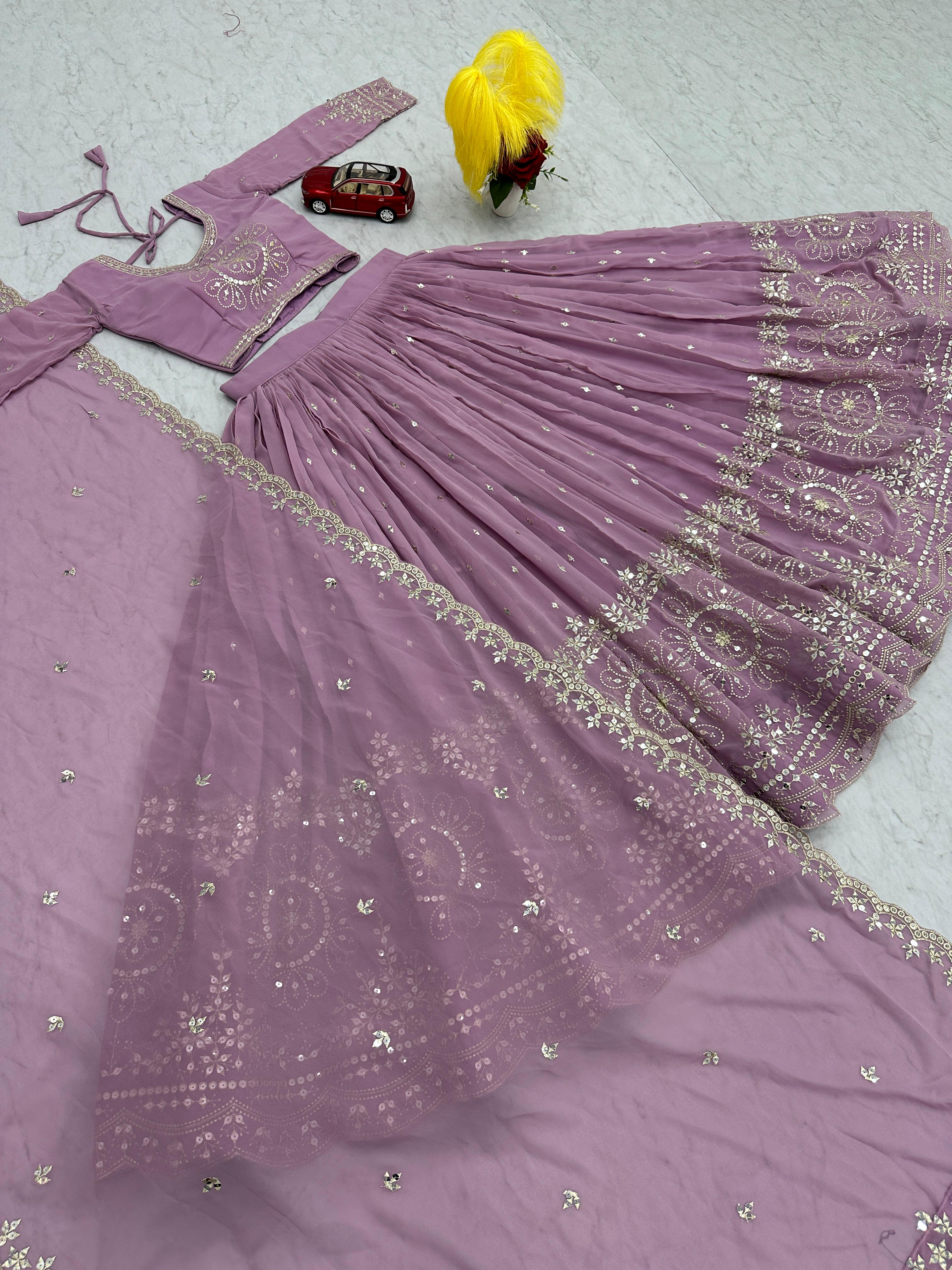 New Launching Embroidered Lehenga Choli👗