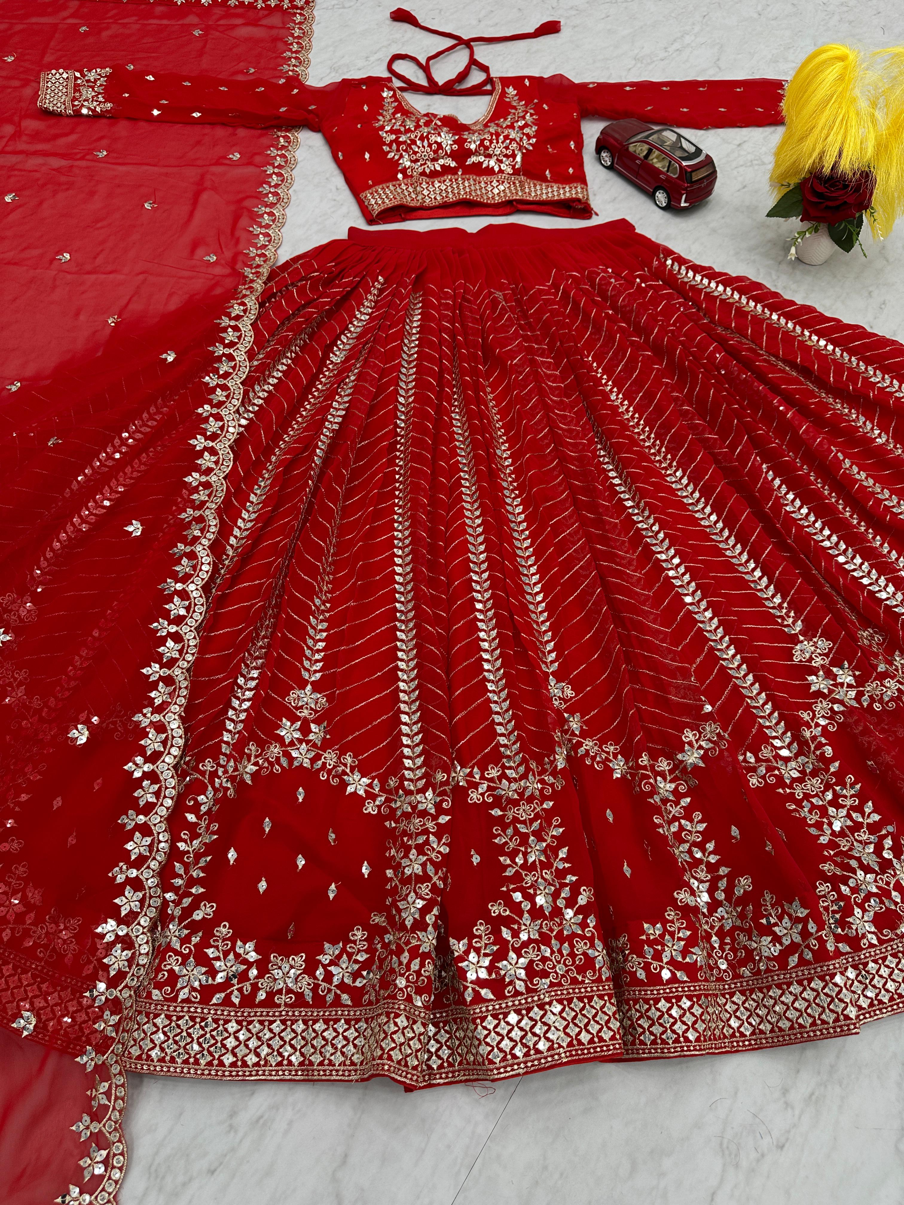 Launching Embroidered Lehenga Choli👗💌