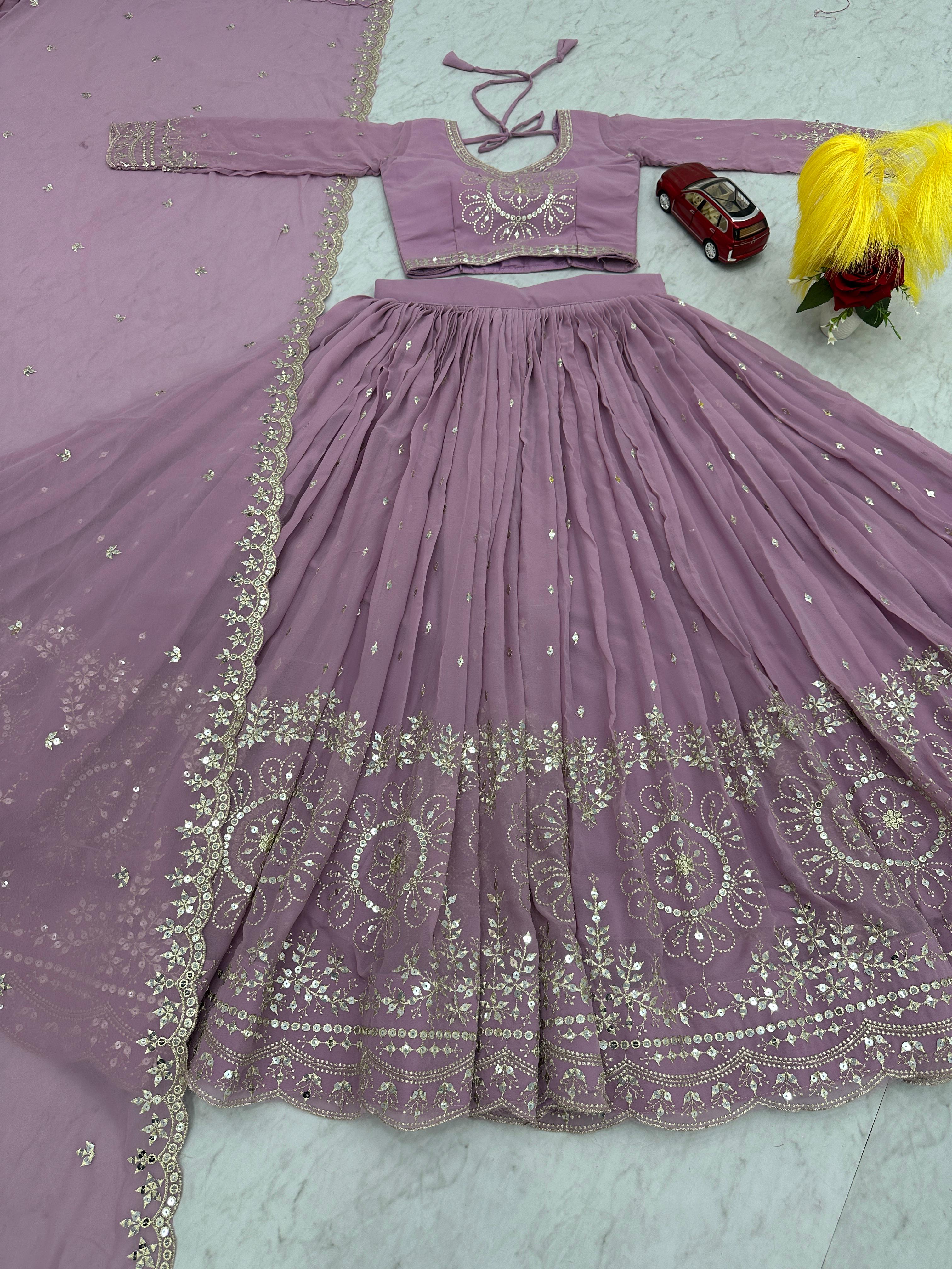 Launching Embroidered Lehenga Choli👗💌*