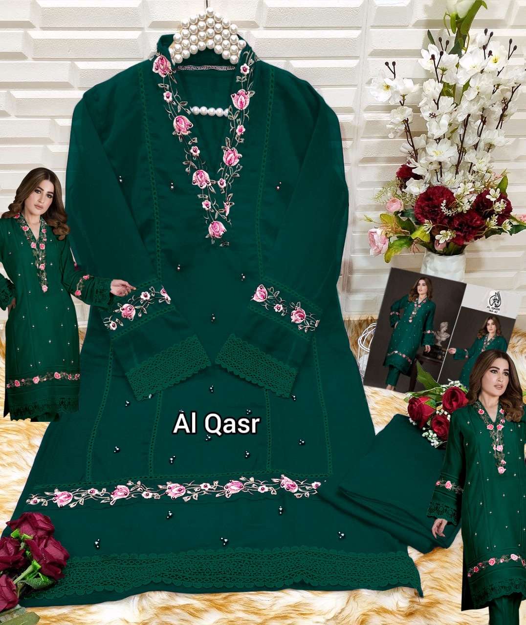 Designer Tunic embellished with Beautiful Embroidery